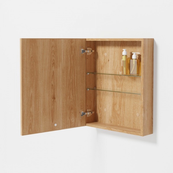 Natural Oak Slimline Cabinet 550